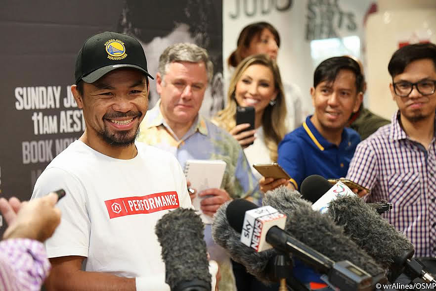 Pacquiao vs Horn press conference