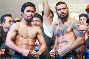 Pacquiao Vs Mathysse weight In