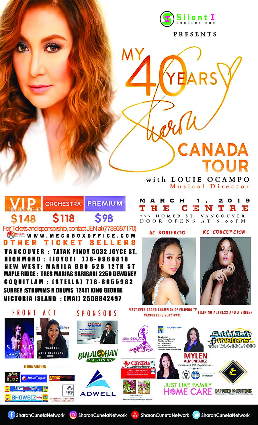 Sharon Cuneta in Vancouver February 2019