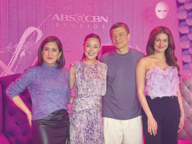 The stars of 'Lavender Fields' (from left) Jolina Magdangal, Jodi Sta. Maria, Jericho Rosales and Janine Gutierrez. ABS-CBN News